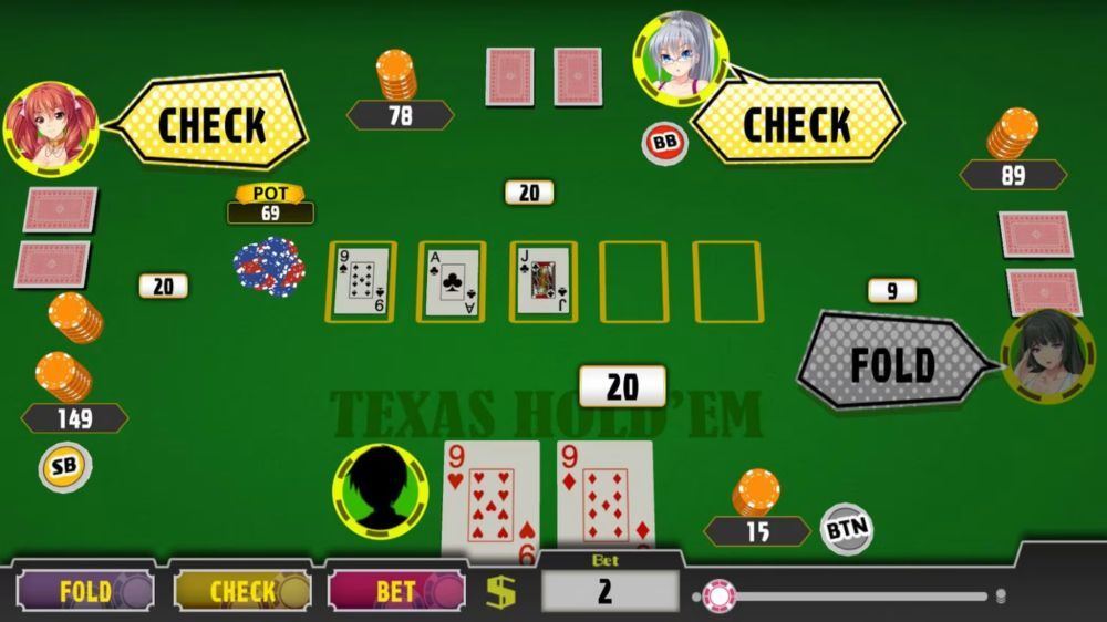 扑克美女：德州扑克Poker Pretty Girls Battle: Texas Hold